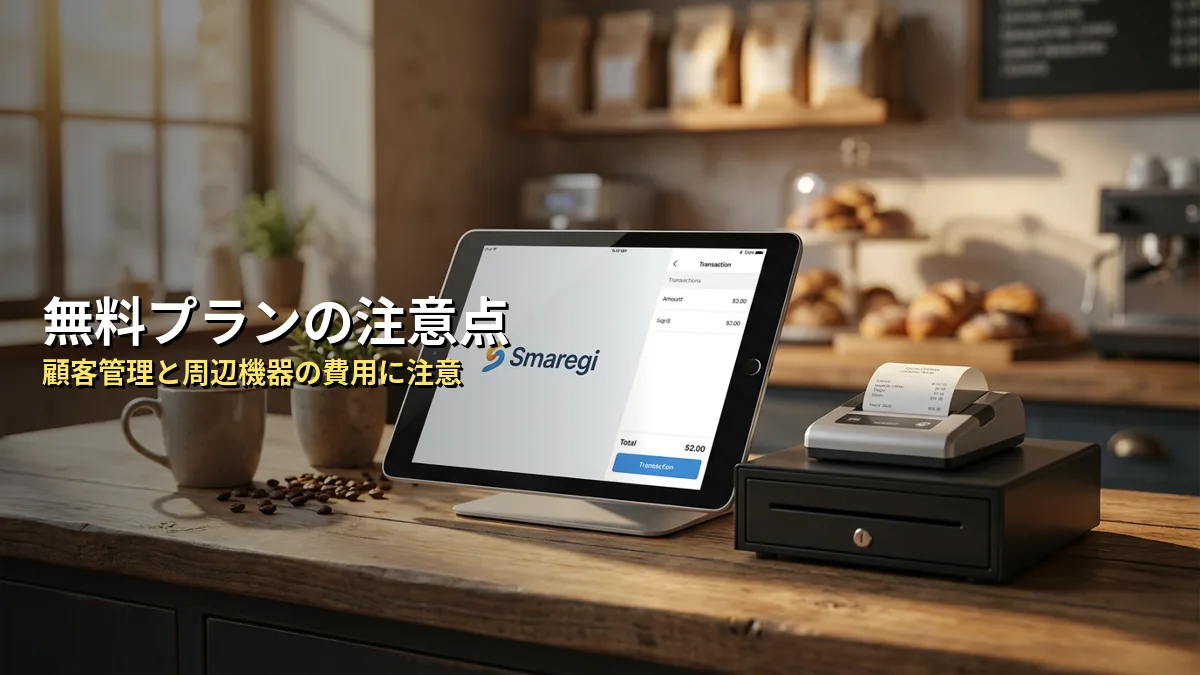 個人店がスマレジの無料プランを使う際の注意点
