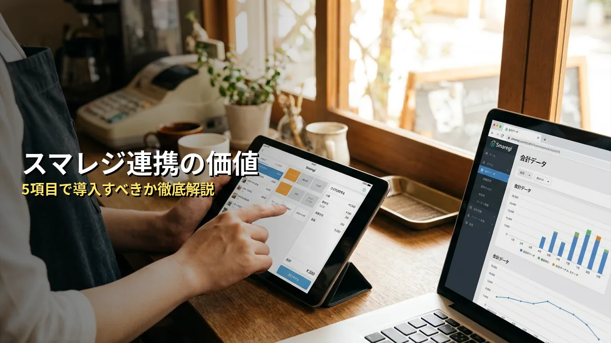 【独自分析】スマレジの会計ソフト連携は本当に店舗運営に合う？5項目で整理
