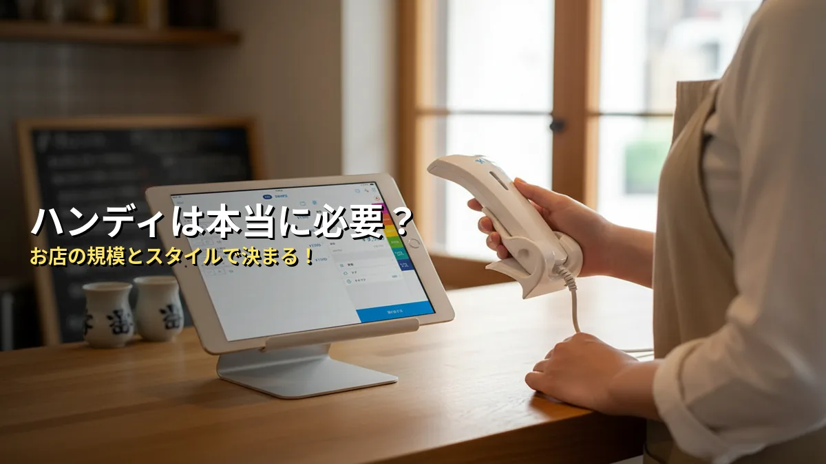 結論：スマレジを飲食店で使うとき、ハンディは本当に必要？