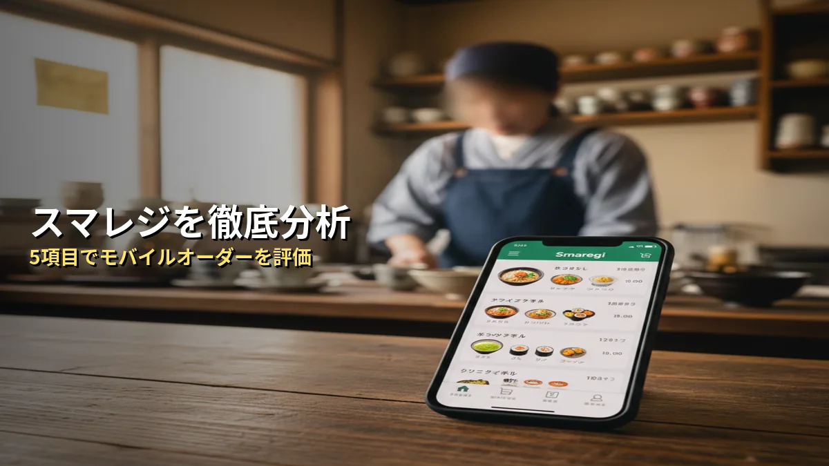 【独自分析】スマレジのモバイルオーダーは本当に飲食店に合う?5項目で整理
