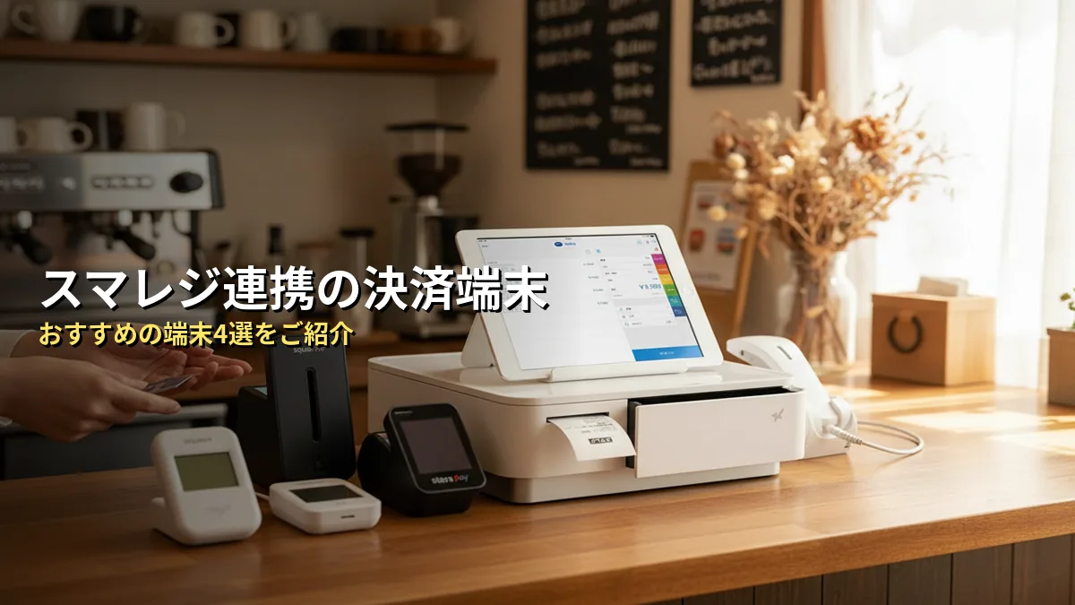 スマレジと連携できる主なキャッシュレス決済端末