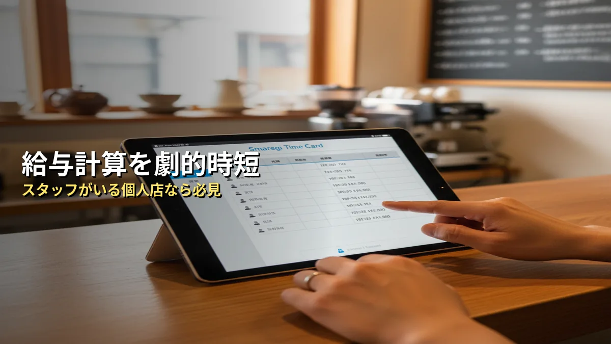 スマレジのタイムカード機能、個人店に本当に必要?