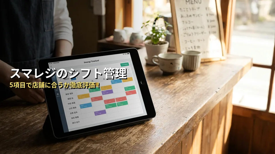 【独自分析】スマレジのシフト管理は店舗運営に合う？5項目で整理