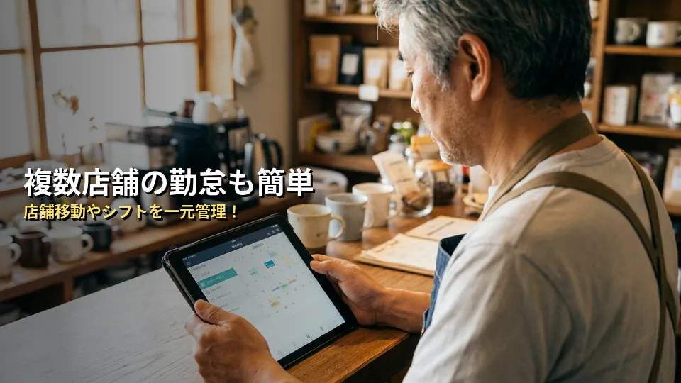スマレジ・タイムカードは複数店舗の管理にどう対応している?