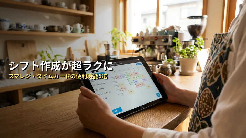 スマレジ・タイムカードのシフト作成で「できること」5選