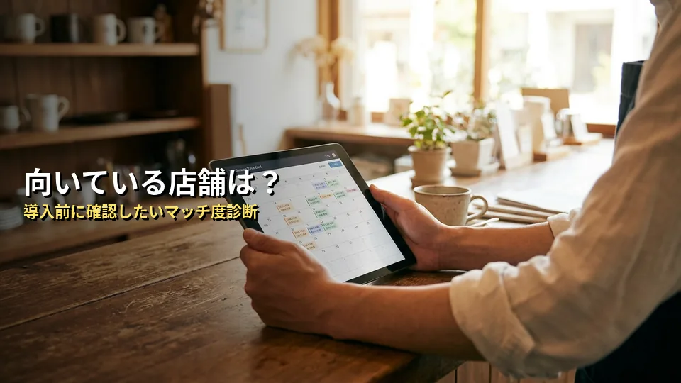 スマレジ・タイムカードのシフト作成が向いている店舗・向いていない店舗