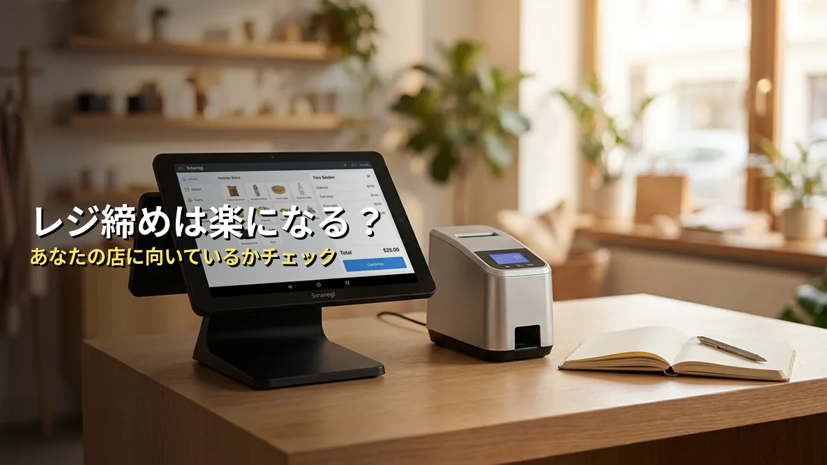 スマレジでレジ締めが「劇的に楽になる店舗」と「そうでない店舗」