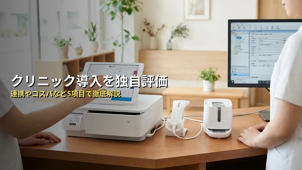 【独自分析】スマレジは本当にクリニック運営に合う？5項目で整理