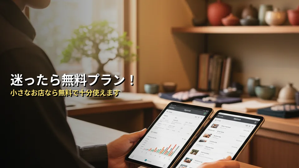 【比較表】無料プランで足りる店舗 vs 有料プランが必要な店舗