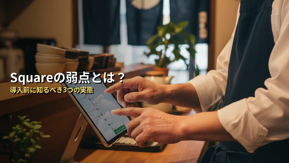 「Squareレジは評判悪い？」個人店が不安になる3つの理由と実態