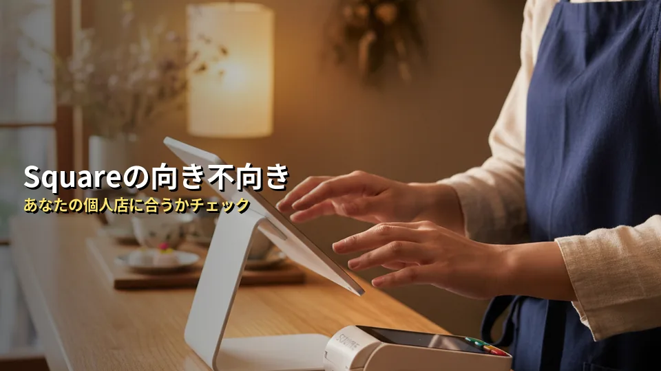 Squareレジが「向いている個人店」と「やめたほうがいい個人店」