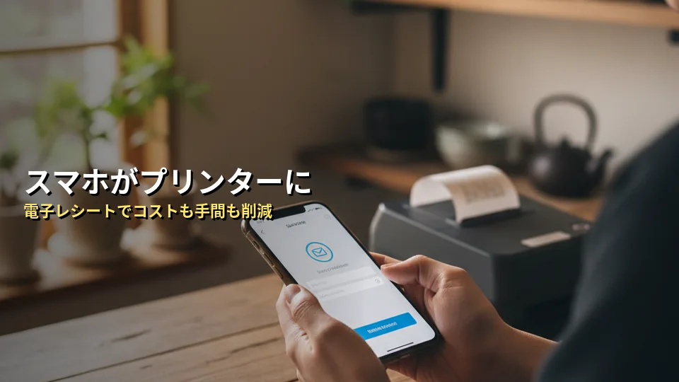 Squareのレシートプリンターはスマホで代用できる?(電子レシート機能)