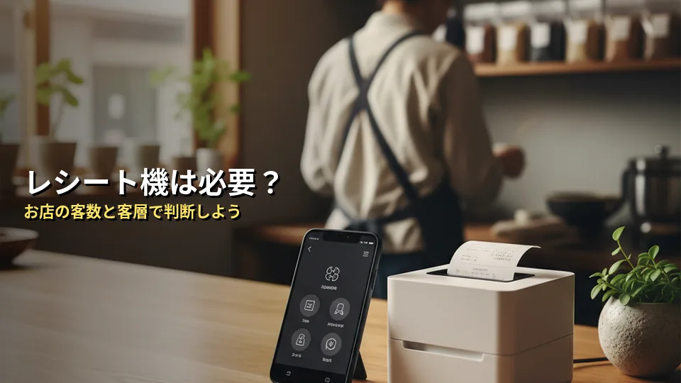 レシートプリンターなし(電子レシート)で足りる?導入前チェック