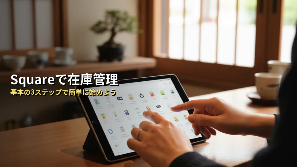 Square POSレジの在庫管理機能・使い方【基本の3ステップ】
