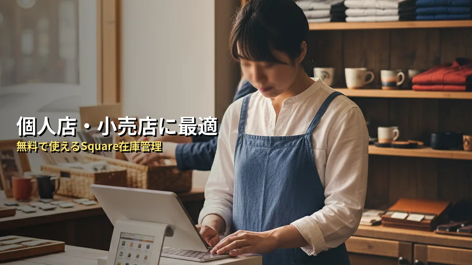 Squareの在庫管理が向いている店舗・向いていない店舗