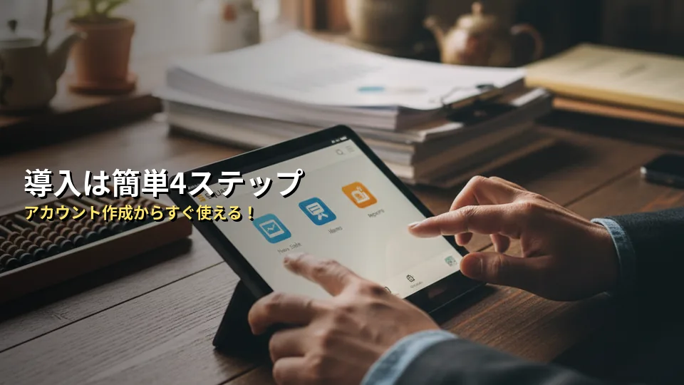 Squareレジの導入から審査完了までの流れ(4ステップ)