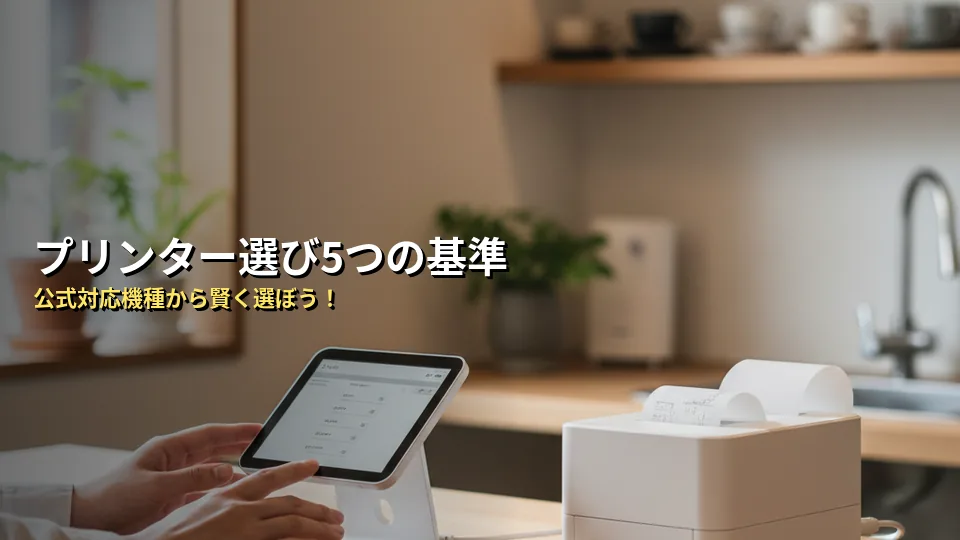 【独自分析】Squareのレシートプリンター選び 5項目で整理