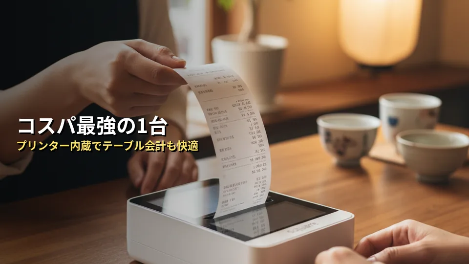 ① コスパ最強!プリンター内蔵の「Square ターミナル」