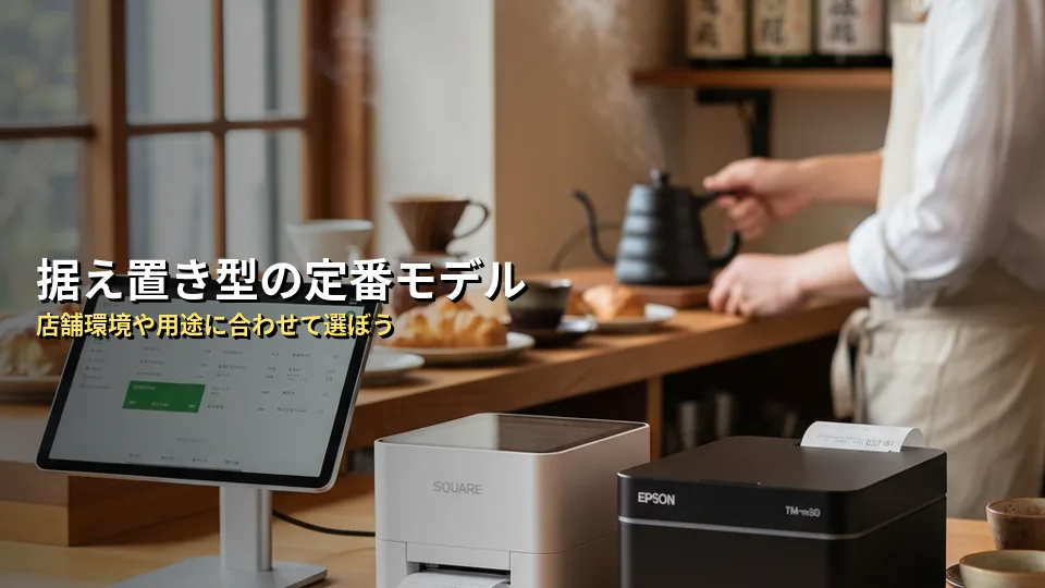 ③ 本格的な据え置き型「mC-Print3 / TM-m30」